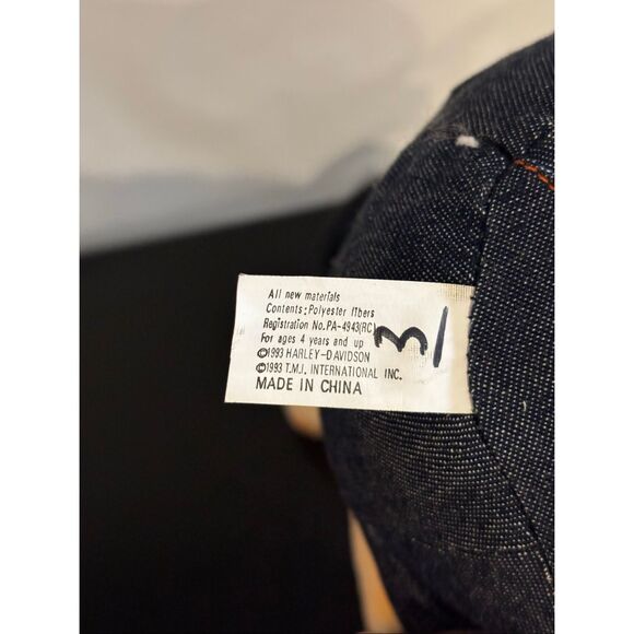 Vintage Harley Davidson plush pig Harley hog 1993 - Picture 12 of 13